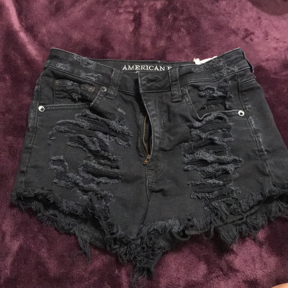 american eagle jean shorts